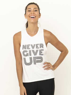 NEVER GIVE UP TANK